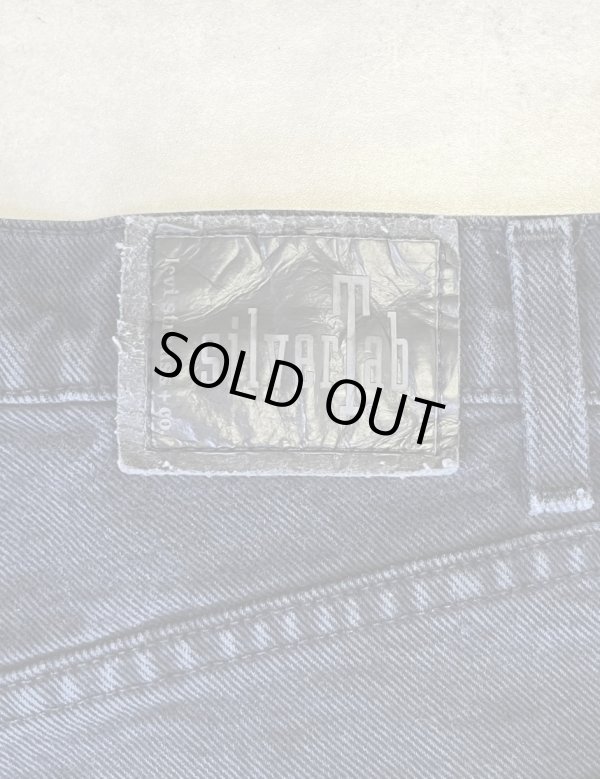 画像4: 90'S LEVIS SILVER TAB "BAGGY" バギーデニム ブラック W38L32 USA製 (VINTAGE)