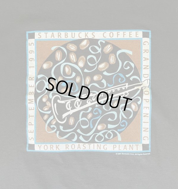 画像3: 90'S STARBUCKS COFFEE 両面＆左袖プリント 半袖 Tシャツ ブラック USA製 (DEADSTOCK)