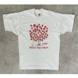 画像: 90'S RILEY REUNION シングルステッチ 半袖 Tシャツ ホワイト (VINTAGE)