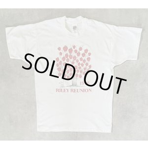 画像: 90'S RILEY REUNION シングルステッチ 半袖 Tシャツ ホワイト (VINTAGE)