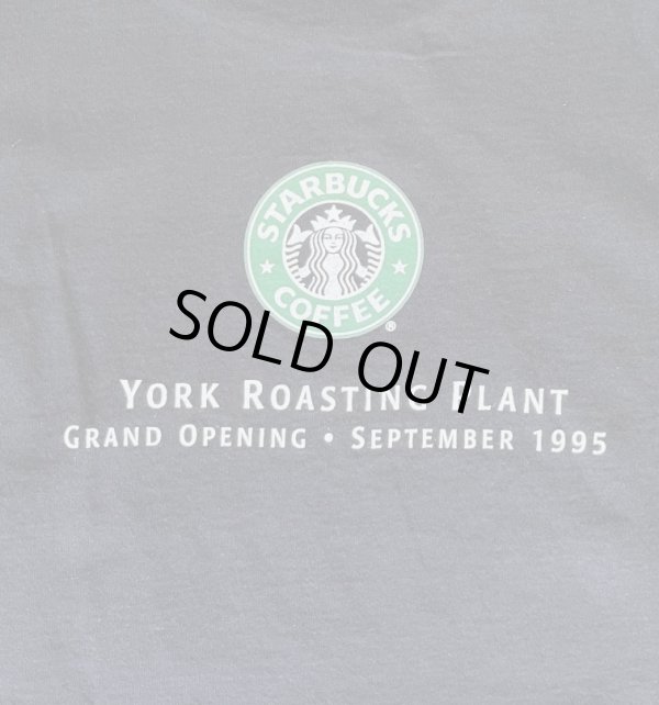 画像7: 90'S STARBUCKS COFFEE 両面＆左袖プリント 半袖 Tシャツ ブラック USA製 (DEADSTOCK)