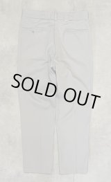 画像: 80'S DICKIES 874 チビタグ ワークパンツ グレー W38L32 TALONジップ USA製 (VINTAGE)