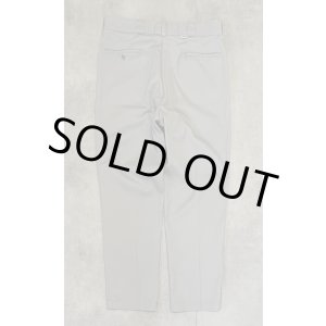 画像: 80'S DICKIES 874 チビタグ ワークパンツ グレー W38L32 TALONジップ USA製 (VINTAGE)