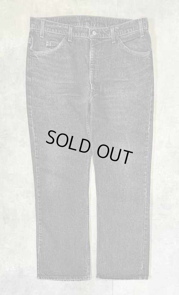 画像1: 90'S LEVIS 517 デニム 先染めブラック W40L30 USA製 (VINTAGE)
