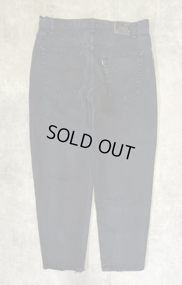 画像3: 90'S LEVIS SILVER TAB "BAGGY" バギーデニム ブラック W38L32 USA製 (VINTAGE)
