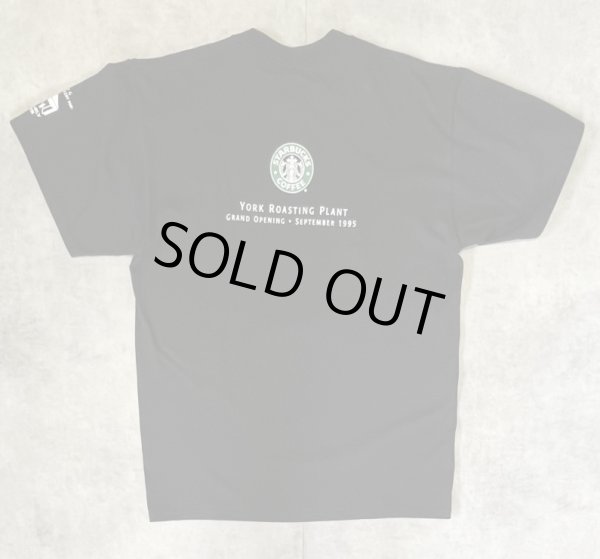 画像6: 90'S STARBUCKS COFFEE 両面＆左袖プリント 半袖 Tシャツ ブラック USA製 (DEADSTOCK)