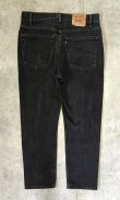 画像3: 00'S LEVIS 505 デニム ブラック USA製 W38L30 (VINTAGE)