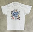 画像1: 80'S SAN DIEGO BLOOD BANK シングルステッチ 半袖 Tシャツ ホワイト USA製 (VINTAGE)