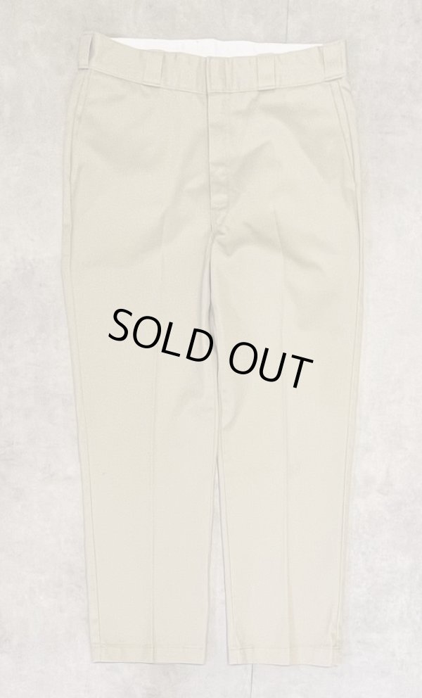 画像3: 80'S DICKIES 874 チビタグ ワークパンツ ベージュ W36L31 USA製 (VINTAGE)