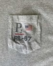 画像3: 90'S RALPH LAUREN "RL-67" シングルステッチ 半袖 ポケットTシャツ グレー USA製 (VINTAGE)