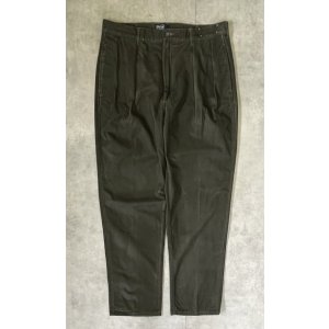 画像: 90'S RALPH LAUREN "ボックスロゴ" ツープリーツ チノパンツ ダークオリーブ USA製 (VINTAGE)