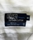 画像2: 80'S RALPH LAUREN リネン 半袖 オープンカラーシャツ ホワイト USA製 (VINTAGE)