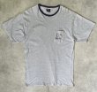 画像1: 90'S RALPH LAUREN "RL-67" シングルステッチ 半袖 ポケットTシャツ グレー USA製 (VINTAGE)