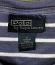画像2: 90'S RALPH LAUREN シングルステッチ 裾ロゴ 半袖 Tシャツ ボーダー柄 (VINTAGE)