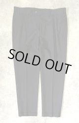 画像: 90'S RALPH LAUREN ツープリーツ ウール スラックス ブラック (MINT CONDITION)