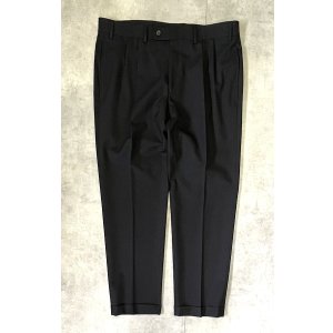 画像: 90'S RALPH LAUREN ツープリーツ ウール スラックス ブラック (MINT CONDITION)