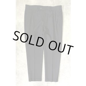 画像: 90'S RALPH LAUREN ツープリーツ ウール スラックス ブラック (MINT CONDITION)