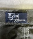 画像2: 90'S RALPH LAUREN "ボックスロゴ" ツープリーツ チノパンツ ダークオリーブ USA製 (VINTAGE)