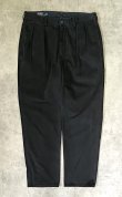 画像1: 90'S RALPH LAUREN "ANDREW PANT" ツープリーツ チノパンツ ブラック (VINTAGE)