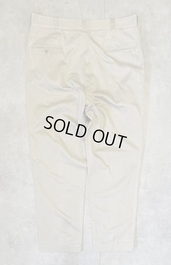 画像4: 60'S アメリカ軍 US ARMY コットン100% チノパンツ W40L31 IDEALアルミジップ (VINTAGE)