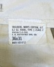 画像2: 70'S アメリカ軍 US ARMY コットン100% チノパンツ W36L31 SCOVILLブラスジップ (VINTAGE)