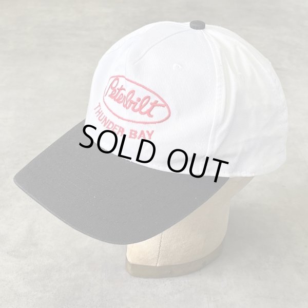 画像1: PETERBILT 6パネル ベースボールキャップ ツートンカラー (USED)