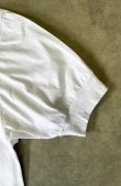 画像3: RACE BRAND 袖リブ付き シングルステッチ ヘンリーネック Tシャツ ホワイト (VINTAGE)