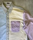 画像3: 80'S ORVIS オックスフォード 長袖 BDシャツ クレイジーパターン USA製 (VINTAGE)