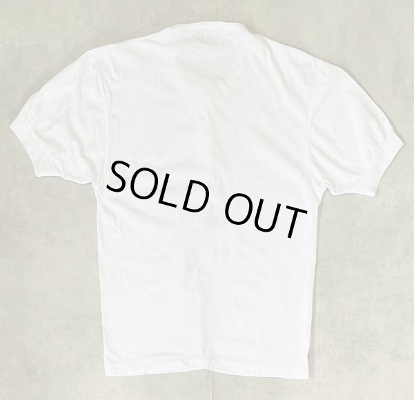 画像4: RACE BRAND 袖リブ付き シングルステッチ ヘンリーネック Tシャツ ホワイト (VINTAGE)