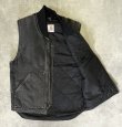 画像3: CARHARTT 裏地キルティング ダックベスト フェードブラック (VINTAGE)
