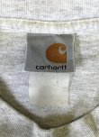 画像2: 90'S CARHARTT ポケット付き 長袖 Tシャツ アッシュグレー (VINTAGE)