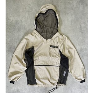 画像: THE ORIGINAL BUG SHIRT ナイロン/メッシュ アノラック ベージュ/ブラック カナダ製 (VINTAGE)