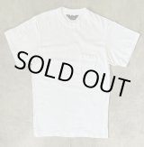画像: 80'S J.CREW 旧タグ シングルステッチ ポケット付き 半袖 Tシャツ ホワイト USA製 (VINTAGE)