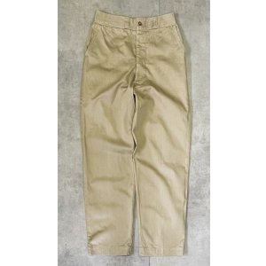画像: 50'S アメリカ軍 US ARMY "MIL-T-2064B" ボタンフライ チノパンツ ベージュ (VINTAGE)
