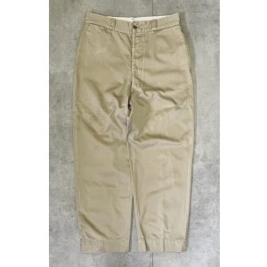 画像: 50'S アメリカ軍 US ARMY "MIL-T-2064C" ボタンフライ チノパンツ ベージュ (VINTAGE)