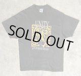画像: 90'S UNITY シングルステッチ 両面プリント 半袖 Tシャツ ブラック USA製 (VINTAGE)