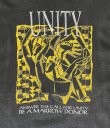 画像3: 90'S UNITY シングルステッチ 両面プリント 半袖 Tシャツ ブラック USA製 (VINTAGE)