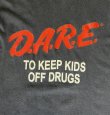 画像3: 90'S D.A.R.E. シングルステッチ 半袖 Tシャツ ブラック (VINTAGE)