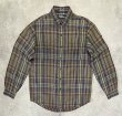 画像1: 90'S RALPH LAUREN リネン/シルク 2WAYシャツ チェック柄 (VINTAGE)