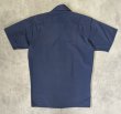 画像3: 70'S MANHATTAN 半袖 オープンカラーシャツ ネイビー (VINTAGE)