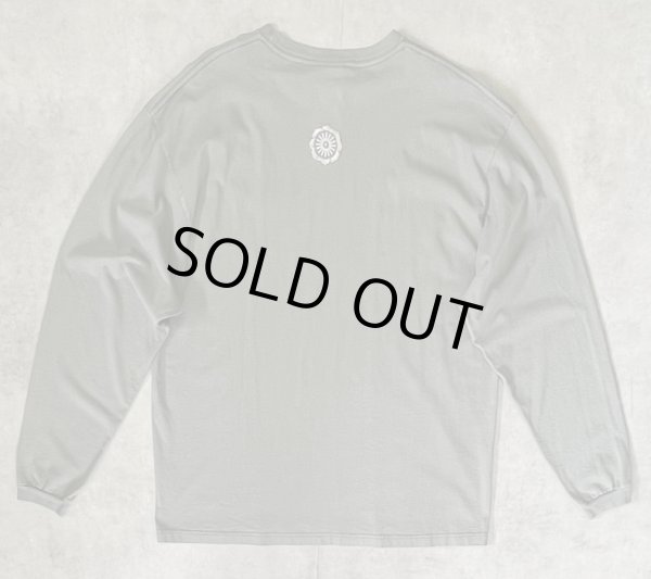 画像4: 00'S PATAGONIA  x LOTUS DESIGNS "BENEFICIAL T'S" 両面ロゴ刺繍 長袖 Tシャツ オリーブ (VINTAGE)