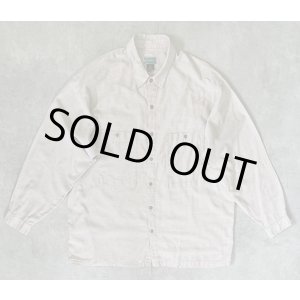 画像: 90'S PATAGONIA "ヤシの木タグ" マチ付きポケット 長袖 シャツ ベージュ (VINTAGE)