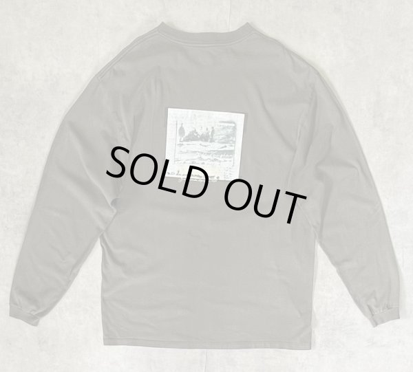 画像4: 90'S PATAGONIA "BENEFICIAL T'S" バックプリント 長袖 Tシャツ カーキ USA製 (VINTAGE)