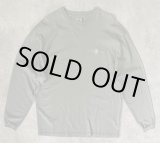 画像: 00'S PATAGONIA  x LOTUS DESIGNS "BENEFICIAL T'S" 両面ロゴ刺繍 長袖 Tシャツ オリーブ (VINTAGE)