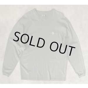 画像: 00'S PATAGONIA x LOTUS DESIGNS "BENEFICIAL T'S" 両面ロゴ刺繍 長袖 Tシャツ オリーブ (VINTAGE)