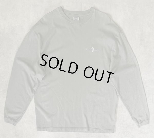 画像1: 00'S PATAGONIA  x LOTUS DESIGNS "BENEFICIAL T'S" 両面ロゴ刺繍 長袖 Tシャツ オリーブ (VINTAGE)