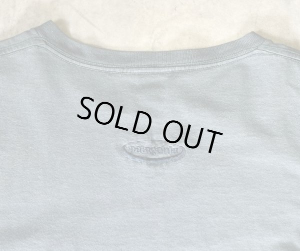 画像4: 90'S PATAGONIA 黒タグ オーバルロゴ刺繍 半袖 ポケット付きTシャツ ブルーグレー USA製 (VINTAGE)