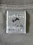 画像2: 00'S PATAGONIA  x LOTUS DESIGNS "BENEFICIAL T'S" 両面ロゴ刺繍 長袖 Tシャツ オリーブ (VINTAGE)