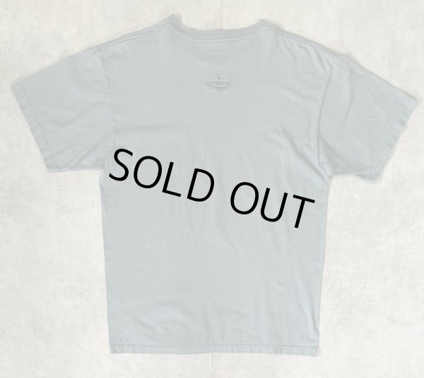 画像3: 90'S PATAGONIA 黒タグ オーバルロゴ刺繍 半袖 ポケット付きTシャツ ブルーグレー USA製 (VINTAGE)