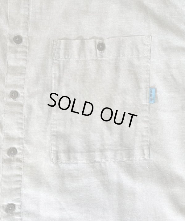 画像3: 90'S PATAGONIA "ヤシの木タグ" マチ付きポケット 長袖 シャツ ベージュ (VINTAGE)